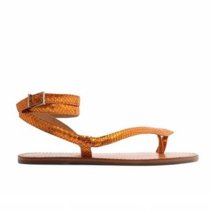 SCHUTZ Courtney- metalic snake sandal